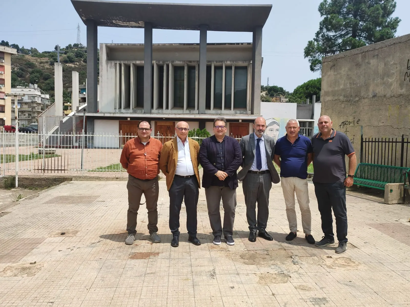 Consegnato l'appalto per i lavori di riqualificazione della piazza prospiciente la chiesa della Madonna delle Lacrime