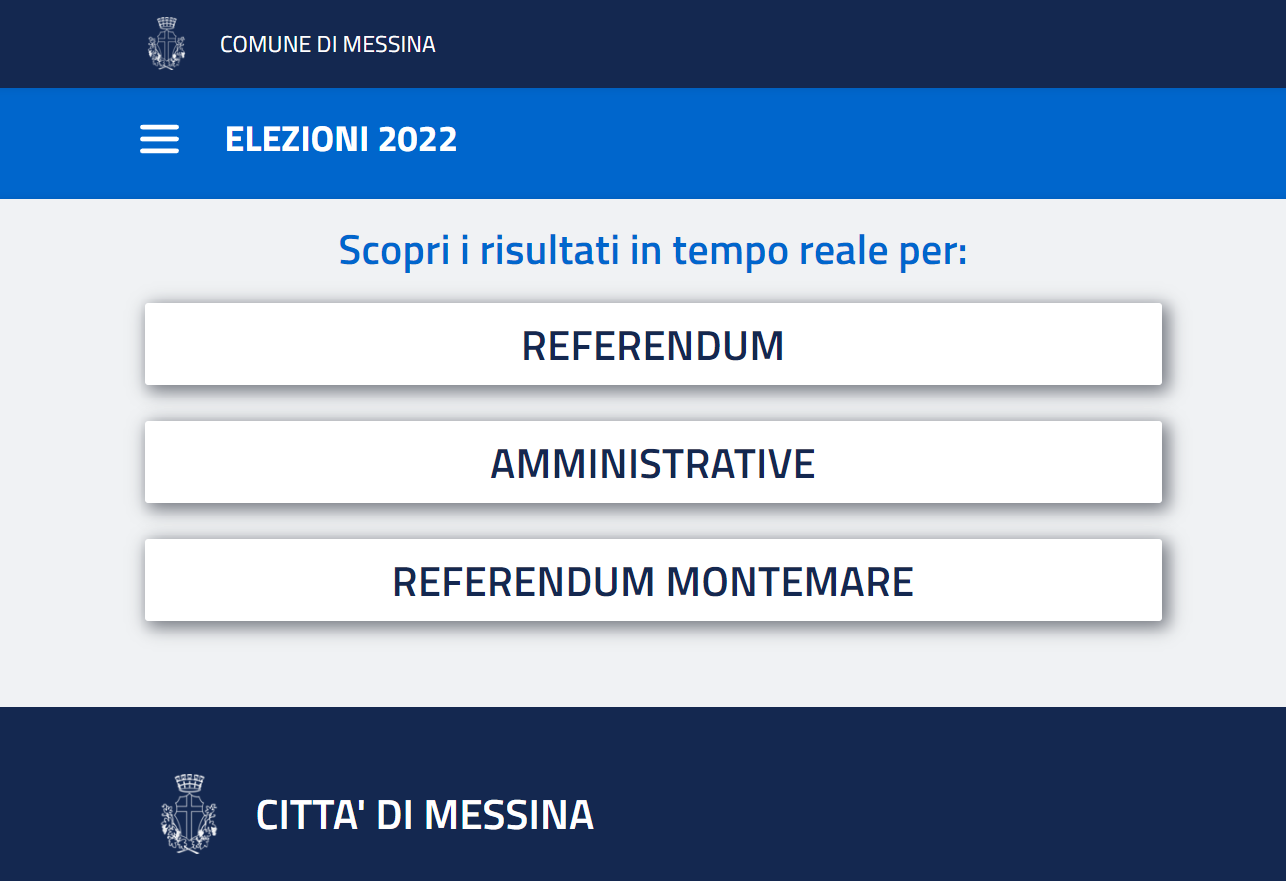 Consultazione Amministrative e Referendarie 2022: sezioni scrutinate e verifica Ufficio Centrale.