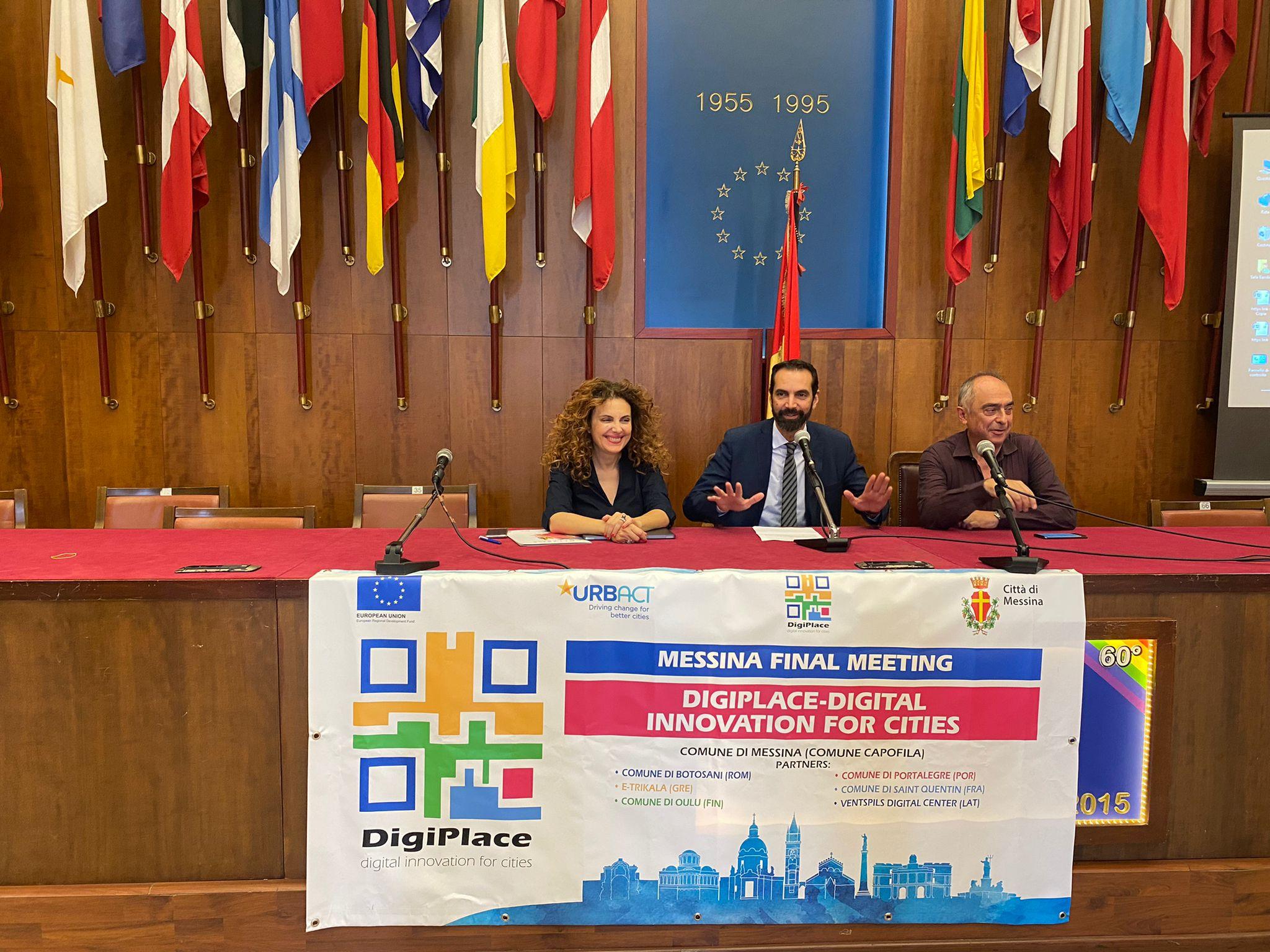 Meeting finale DigiPlace: oggi rappresentanti del partenariato in visita a Palazzo Zanca