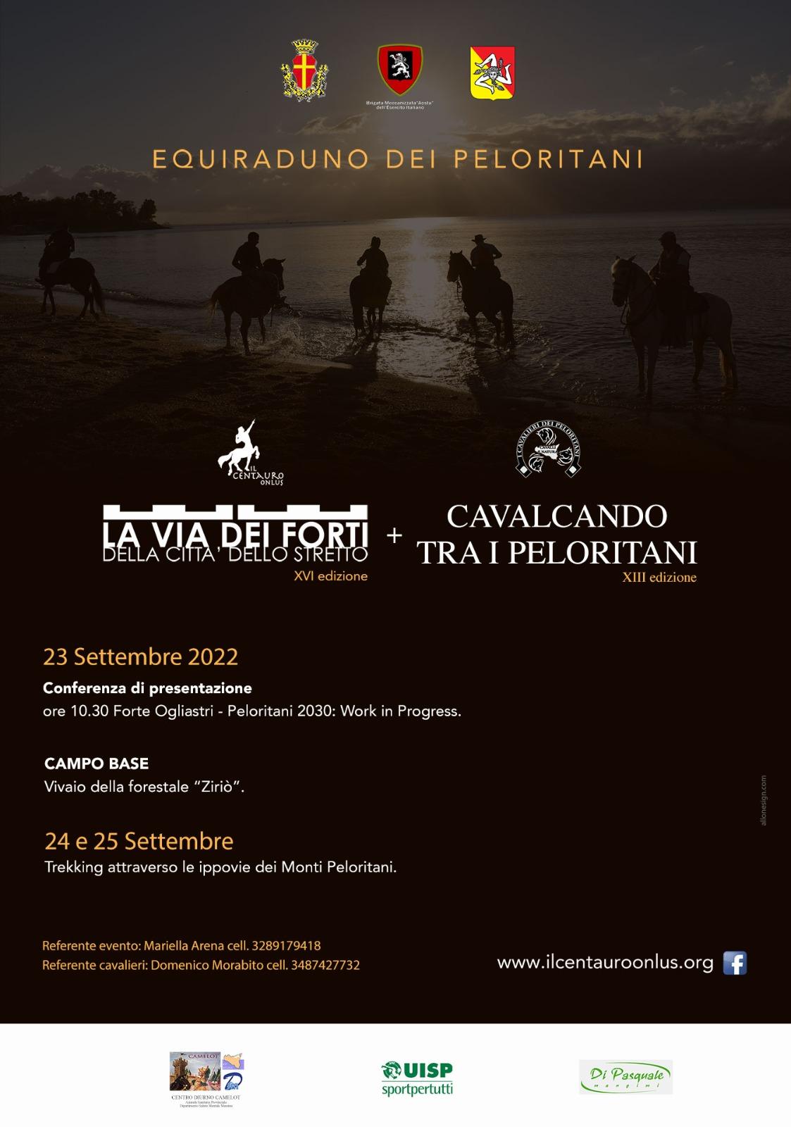 "Equiraduno sui Peloritani. La Via dei Forti della Città dello Stretto": domani a Palazzo Zanca la conferenza stampa di presentazione