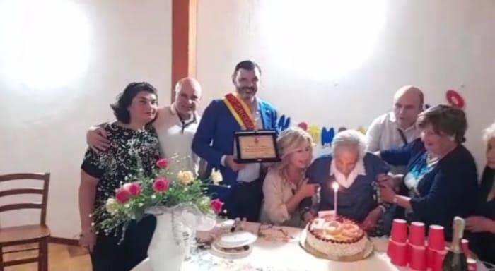Gli auguri dell’Amministrazione comunale ad una concittadina ultracentenaria