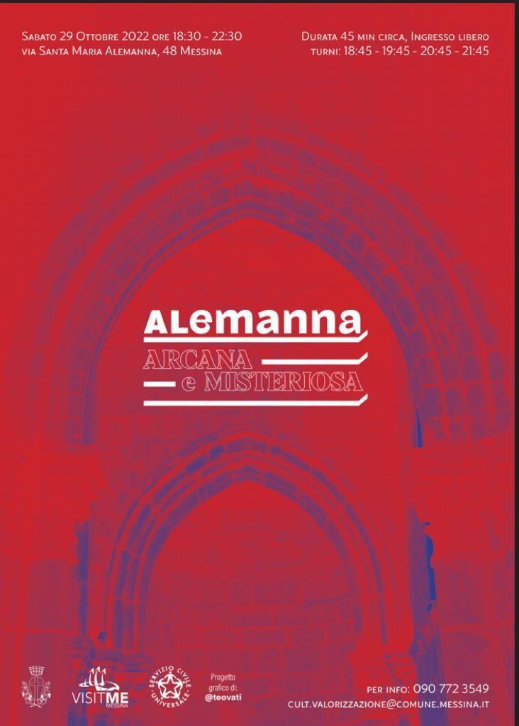 Sabato 29 visite guidate e ingresso libero a Santa Maria Alemanna