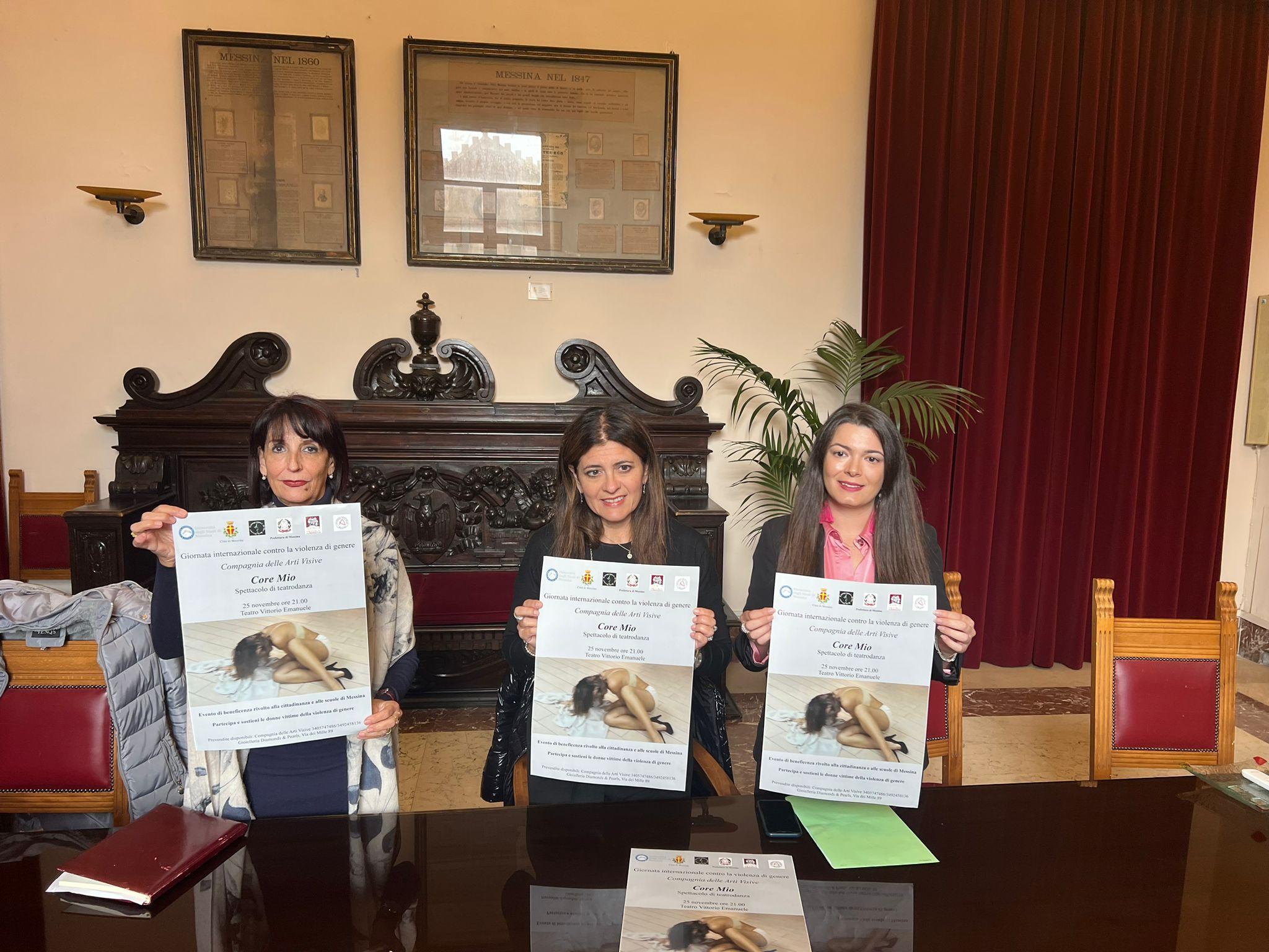 Presentato a Palazzo Zanca lo spettacolo teatrale “Core Mio”