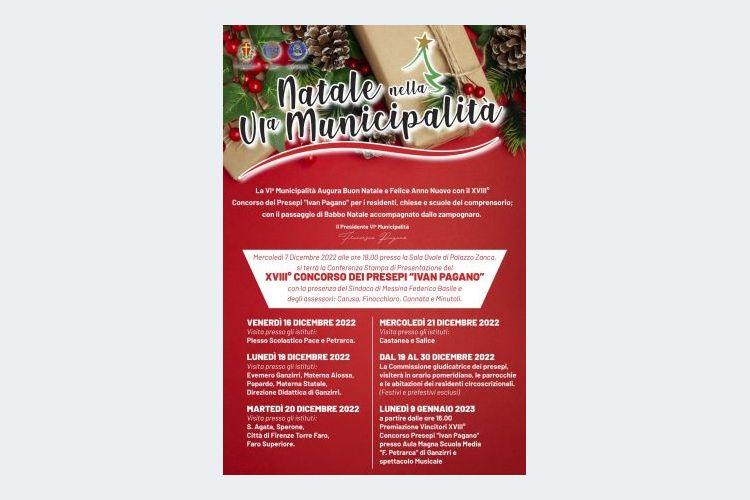 XVIII edizione Concorso Presepi: oggi alle ore 18 conferenza stampa a Palazzo Zanca