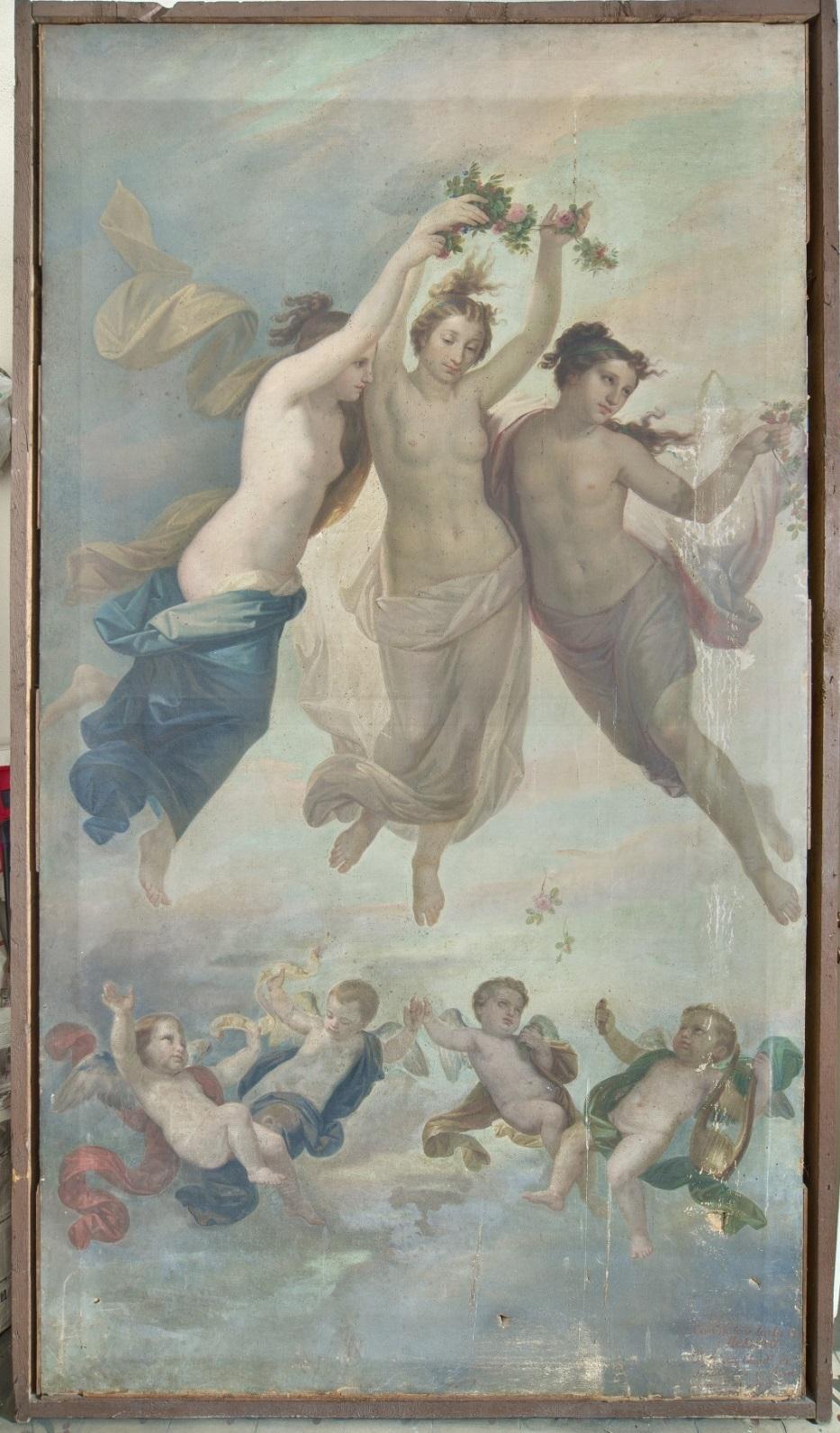 Incontro oggi a Palazzo Zanca per la donazione al Comune di Messina del dipinto "Una Danza Aerea delle Grazie"