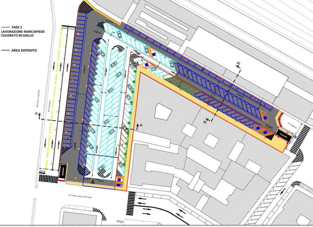 Limitazioni alla sosta nei tratti di strada limitrofi all’area di piazza Campo delle Vettovaglie