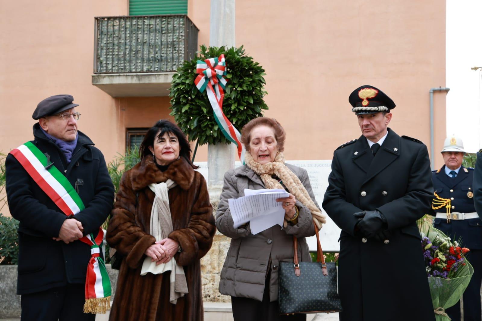 Commemorazione del “Giorno del Ricordo”: deposta una corona d’alloro in memoria delle vittime delle foibe