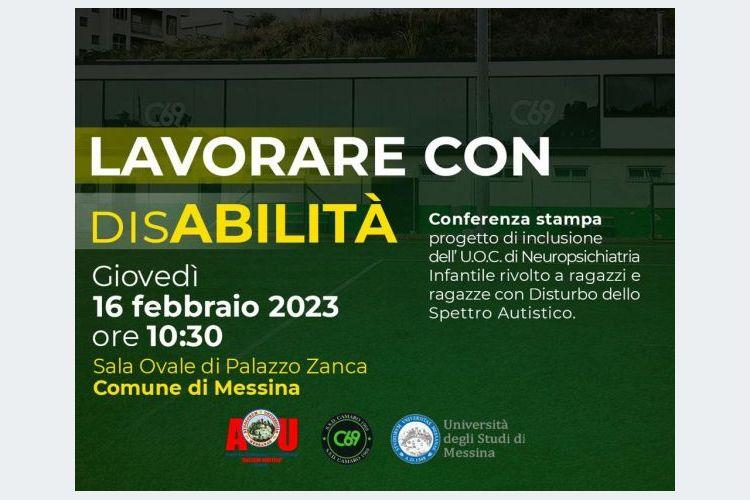 Progetto “Lavorare con disAbilità”: oggi alle ore 10.30 conferenza stampa di presentazione a Palazzo Zanca