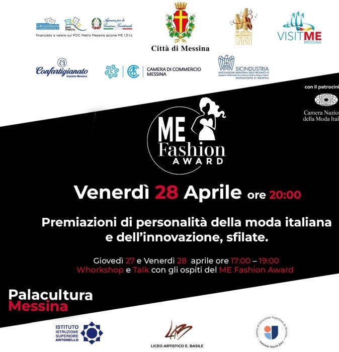 “ME Fashion Award”: domani a Palazzo Zanca conferenza stampa di presentazione del premio nazionale di moda