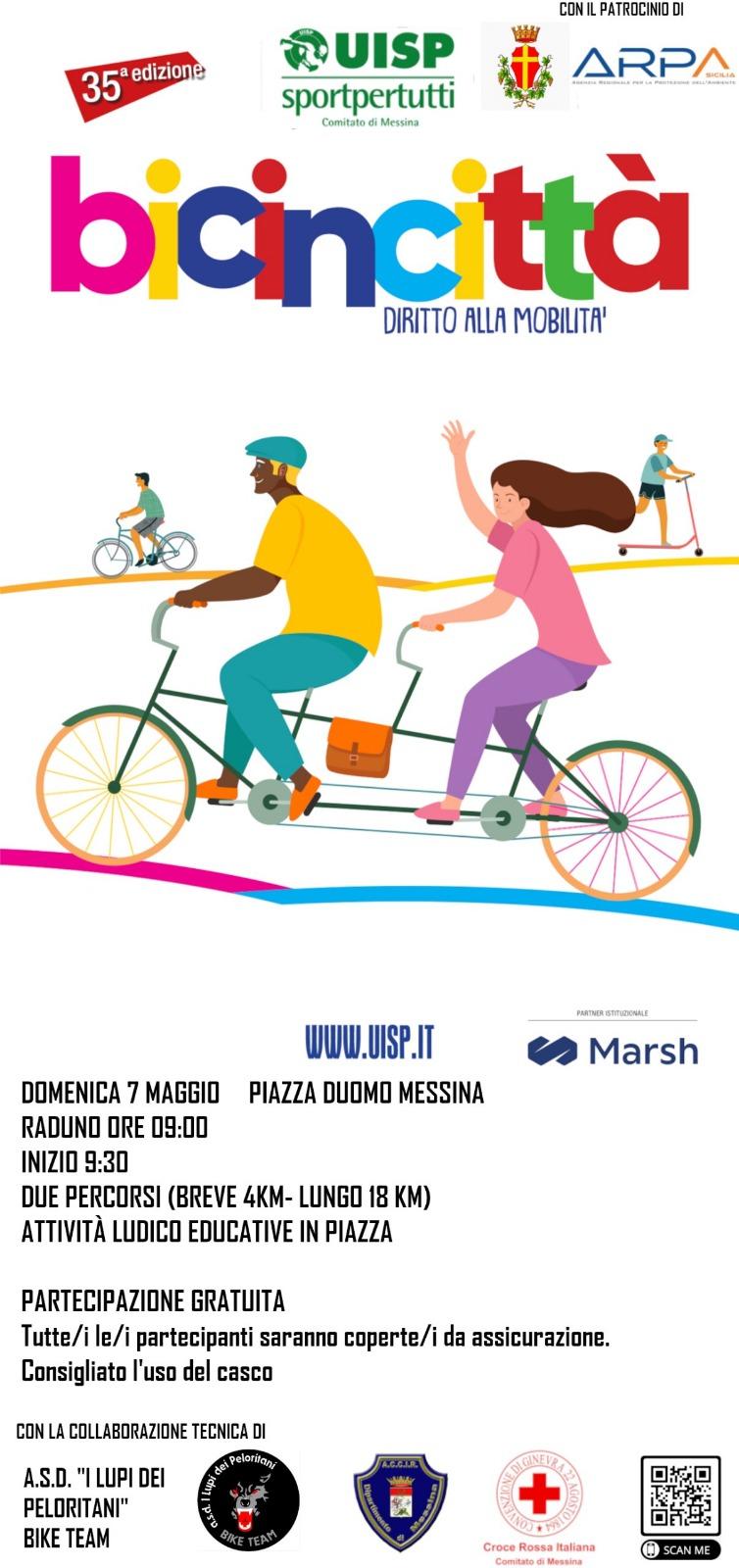 XXXV edizione "Bicincittà Messina 2023": venerdì 5 conferenza stampa di presentazione a Palazzo Zanca