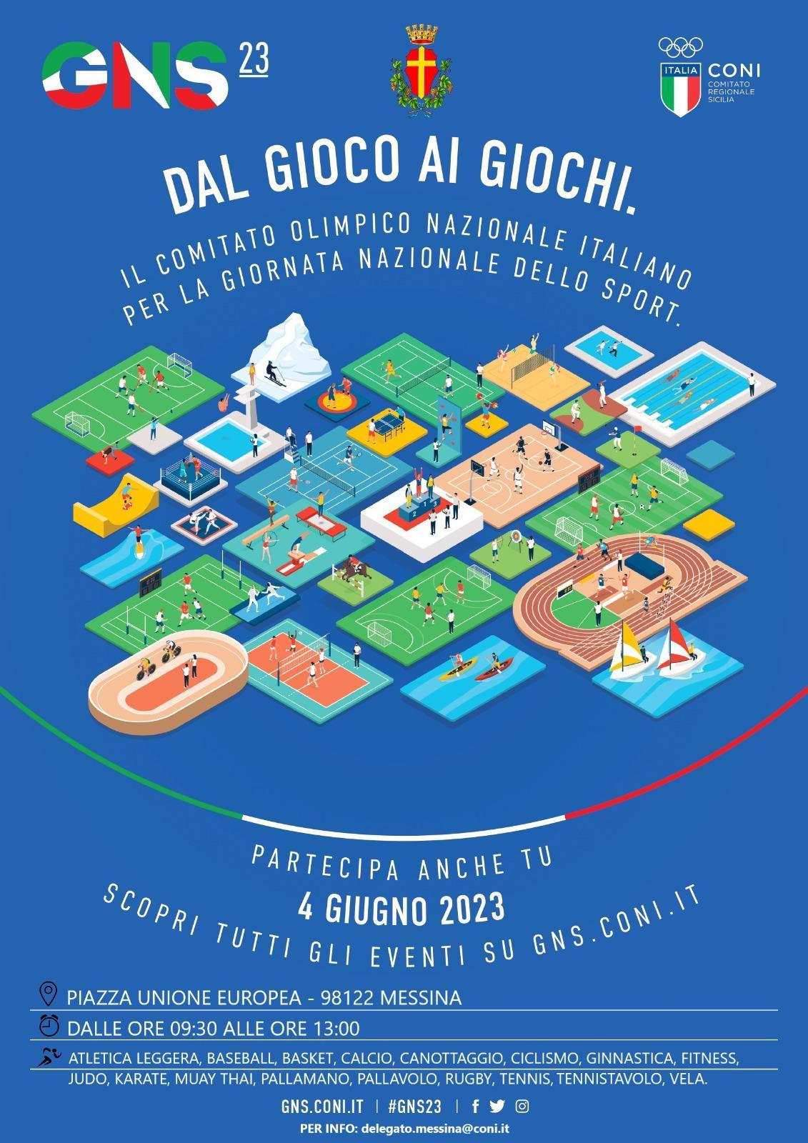 "Giornata nazionale dello Sport": domani conferenza stampa di presentazione a palazzo Zanca