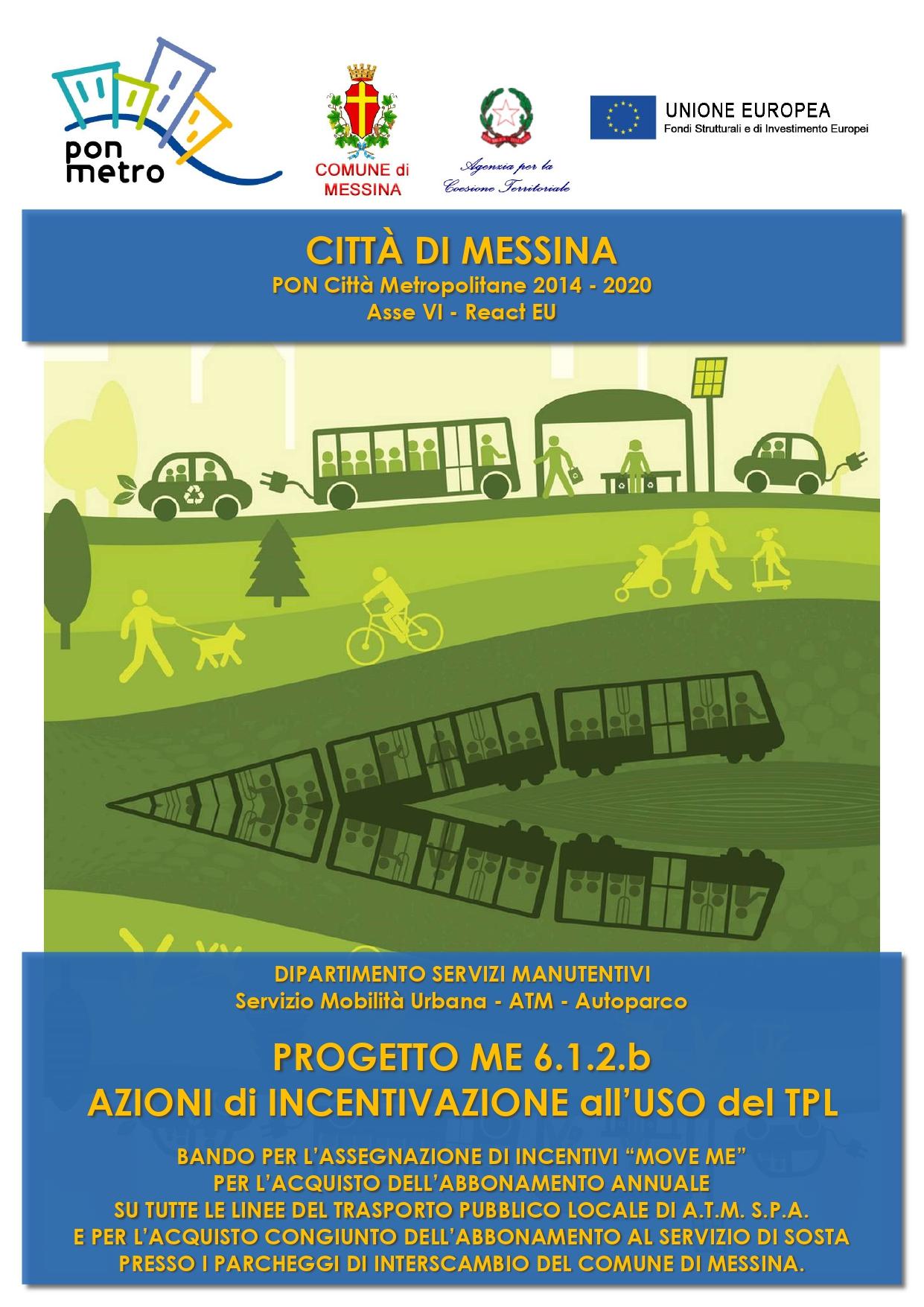 Pubblicato il bando per l'assegnazione di incentivi "MOVE ME" per l'acquisto degli abbonamenti ATM e al servizio di sosta per i parcheggi di interscambio